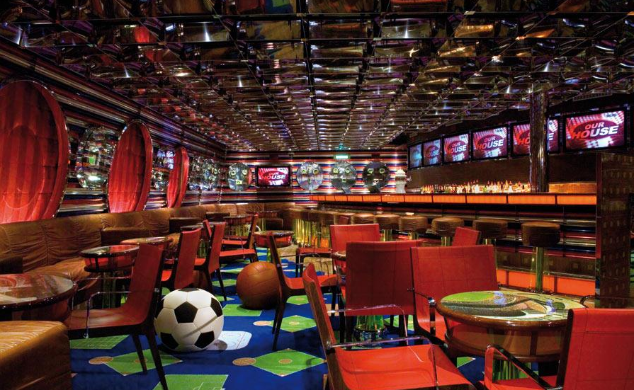 дизайн для помещения спорт-бара