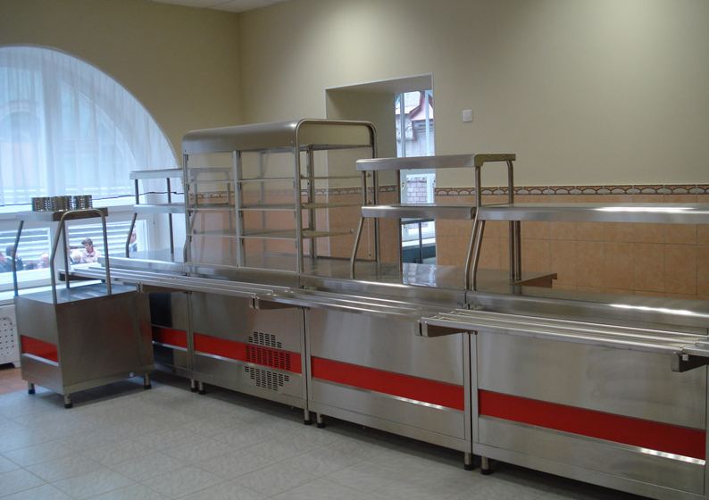 оборудование для линии раздачи в столовой