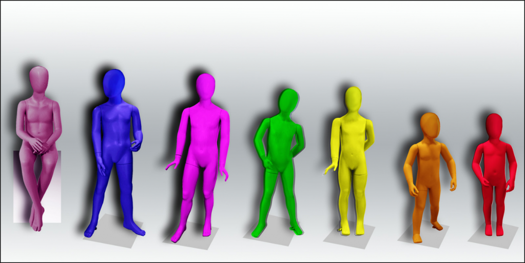 торговое оборудование детские манекены